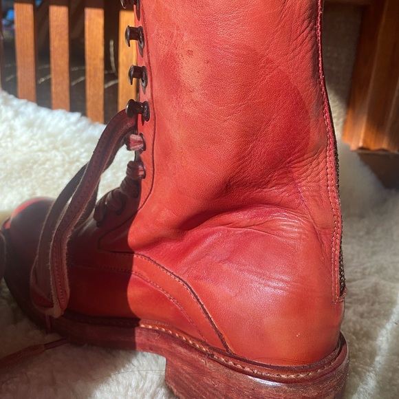 ❣️SOLD❣️Free People Santa Fe Distressed Combat Boot - Picture 15 of 15
